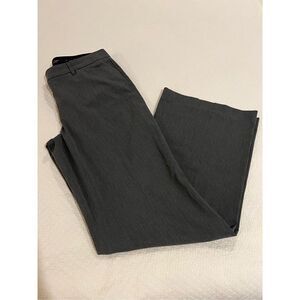 Express editor gray straight leg pants size 14 tall